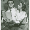 Bobby Van (Phil Dolan III) and Vera Zorina (Vera Barnoff) in the 1954 revival of On Your Toes