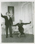 Ben Astar (Sergei Alexandrovitch) and Elaine Stritch (Peggy Porterfield) in the 1954 revival of On Your Toes