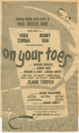 Advertisement for the 1954 revival of On Your Toes