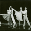 Christine Andreas (Frankie Frayne), Lara Teeter (Phil Dolan III), Natalia Makarova (Vera Barnova) and George De la Pena (Konstantine Morrosine) in the 1983 revival of On Your Toes