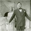 Galina Panova (Vera Barnova replacement), Dina Merrill (Peggy Porterfield) and George S. Irving (Sergei Alexandrovitch) in the 1983 revival of On Your Toes