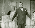 Galina Panova (Vera Barnova replacement), Dina Merrill (Peggy Porterfield) and George S. Irving (Sergei Alexandrovitch) in the 1983 revival of On Your Toes