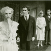 Galina Panova (Vera Barnova replacement), George De la Pena (Konstantine Morrosine), Dina Merrill (Peggy Porterfield) and George S. Irving (Sergei Alexandrovitch) in the 1983 revival of On Your Toes