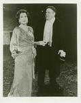 Kitty Carlisle (Peggy Porterfield replacement) and George S. Irving (Sergei Alexandrovitch) in the 1983 revival of On Your Toes