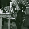 Judy Tyler (Suzy) and G.D. Wallace (Mac) in Pipe Dream