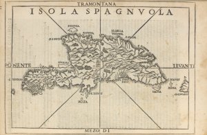 Terzo volvme delle navigationi et viaggi: nel qvale si contengono le nauigationi al mondo nuouo, alli antichi incognito, fatte da don Christoforo Colombo Genouese, che fu il primo à scoprirlo à i Re Catholici, detto hora le Indie occidentali, con gli a...