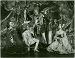Glenn Close (Princess Mary), Michael John (Prince Edward), Nicol Williamson (Henry VIII) and Penny Fuller (Anne Boleyn/Princess Elizabeth) in Rex