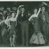 Joan McCracken (Betty Loraine), Bob Fortier (Jim), Gwen Harmon (Miss Oxford) and Arthur Maxwell (Charlie Clay) in Me and Juliet