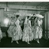 Members of the Dancing Ensemble including Shirley MacLaine (second from left) and Elizabeth Logue (far right) in Me and Juliet