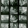Shots of Oscar Hammerstein II (book and lyrics), Richard Rodgers (music), Robert Alton (choreographer) and others in rehearsal for Me and Juliet