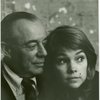 Richard Rodgers (music) and Lauri Peters (Liesl) backstage at The Sound of Music