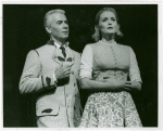 Bob Wright (Captain Georg von Trapp) and Constance Towers (Maria Rainer) in the 1967 revival of The Sound of Music