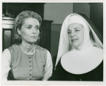 Constance Towers (Maria Rainer) and Eleanor Steber (Mother Abbess) in the 1967 revival of The Sound of Music