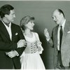 Laurence Guittard (Captain Georg von Trapp), Debby Boone (Maria Rainer) and Werner Klemperer (Max Detweiler) in the 1990 revival of The Sound of Music