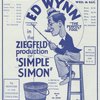 Ed Wynn presents himself in the Ziegfeld production of "Simple Simon." "The perfect fool"