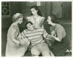 Marcy Westcott (Consuelo Casey), Desi Arnaz (Manuelito), Diosa Costello (Pepe) and Mary Jane Walsh (Eileen Eilers) in Too Many Girls