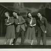 Marcy Westcott (Consuelo Casey), Richard Kollmar (Clint Kelley), Mary Jane Walsh (Eileen Eilers) and Eddie Bracken (Jojo Jordon in Too Many Girls