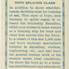 Royal Navy, rope splicing class.