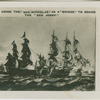 Nelson's using the "San Nicholas" as a "bridge" to board the "San Josef."