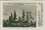 Nelson's using the "San Nicholas" as a "bridge" to board the "San Josef."