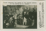Nelson receiving the sword of the Spanish admiral at the Battle of St. Vincent.