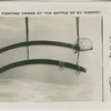 Nelson's fighting sword at the Battle of St. Vincent.
