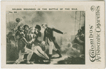 Nelson wounded in the Battle of the Nile.