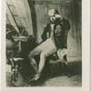 Nelson in the cabin of the "Victory" before the Battle of Trafalgar.