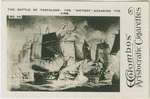 The Battle of Trafalgar: the "Victory" breaking the line.