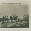 Royal Artillery on the march.