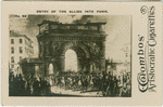 Entry of the Allies into Paris.