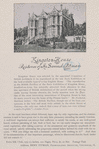 Kingston House, residence of Mr. Samuel Pitman.