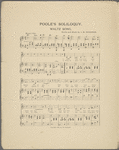 Poole's soliloquy