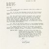 Letter from publicist Frank Goodman to the New York Times, dated Dec. 13, 1961 detailing information about No Strings