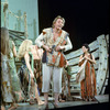 Tricia O'Neil [back to camera], Madeline Kahn [face obscured], Danny Kaye and Marilyn Cooper in the stage production Two by Two