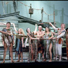 Michael Karm, Walter Willison, Madeline Kahn, Joan Copeland, Harry Goz, Tricia O'Neil, Danny Kaye and Marilyn Cooper in the stage production Two by Two