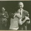 Miyoshi Umeki (Mei Li) and Richard Rodgers (music) in rehearsal for Flower Drum Song