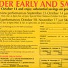 Flyer advertising the 2002 revival of Flower drum song