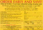 Flyer advertising the 2002 revival of Flower drum song