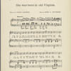 She was born in old Virginia