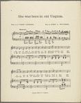 She was born in old Virginia