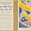 Flyer in the form of a telegram advertising the booking (beginning February 1, 1937?) of On Your Toes at the Hanna Theatre (Cleveland, Ohio)