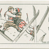 A lady - an expert on skis- ....