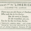 There was an old Dame of Dunbar, ....