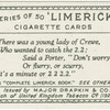 There was a young lady of Crewe,....