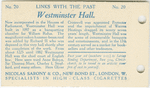 Westminster Hall, London.