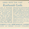Kenilworth Castle, Warwickshire.
