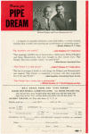 Rodgers & Hammerstein present Helen Traubel William Johnson in a new musical Pipe Dream co-starring Judy Tyler...