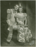 Chester Stratton (Sir Galahad) and Vera-Ellen (Mistress Evelyn La Belle-Ans) in the 1943 revival of A Connecticut Yankee