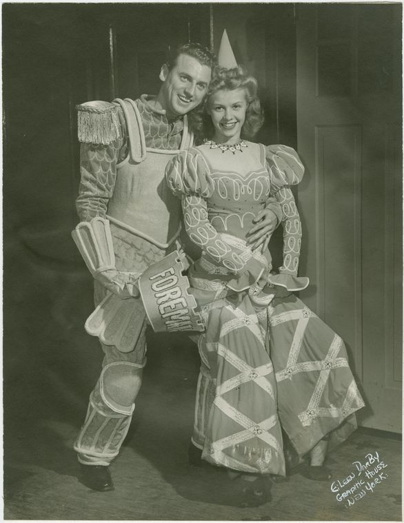 Chester Stratton (Sir Galahad) and Vera-Ellen (Mistress Evelyn La Belle ...